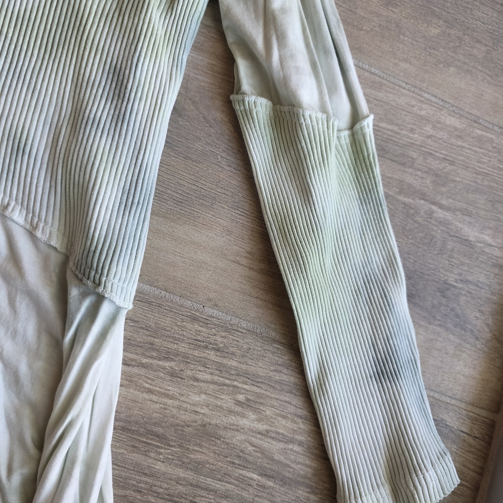 POL Ribbed Skirt in Light Green - Picture 5 of 5